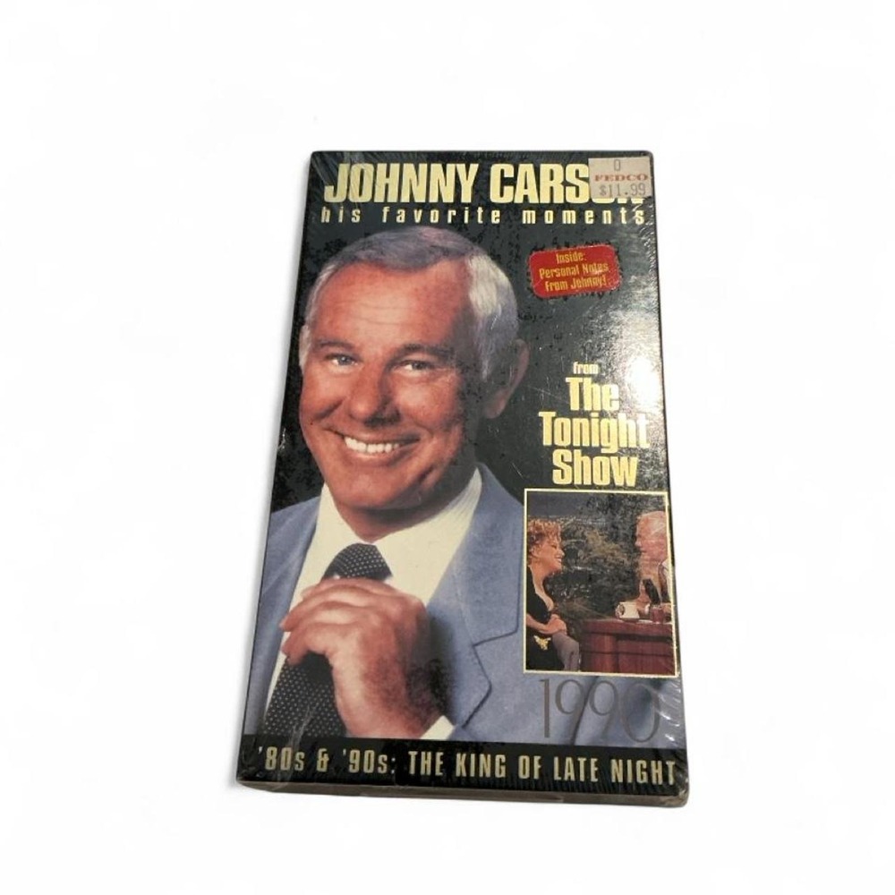 Vintage Buena Vista Johnny Carson VHS New Sealed 80s‎ 90s Favorite Moments